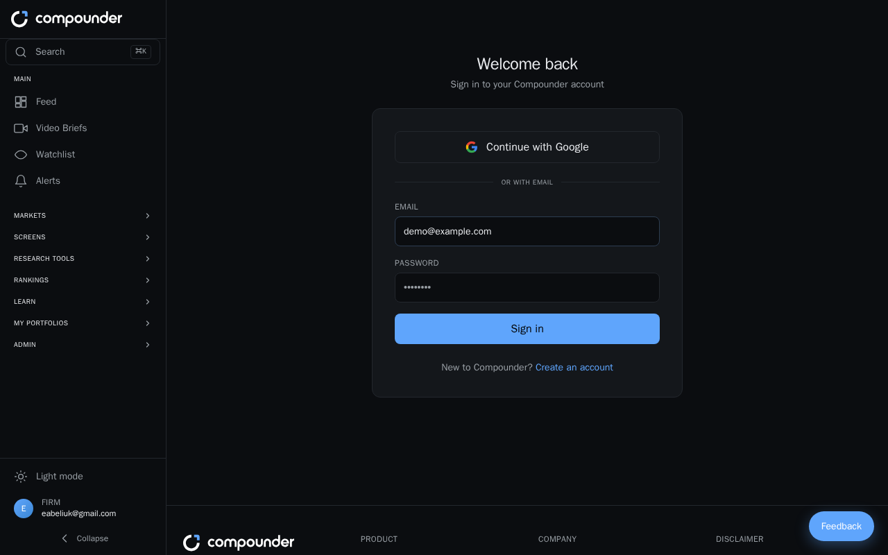 Signing In to Your Account